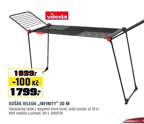 Sušák Vileda Infinity černý