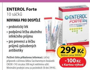 Sáčky proti průjmu Enterol Forte