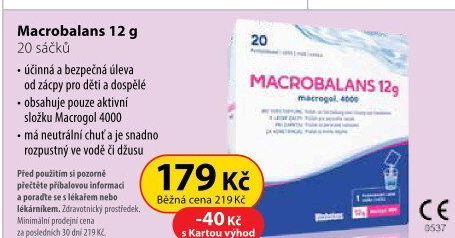 Suspenze proti zácpě Macrobalans 12 g Vitabalans Oy