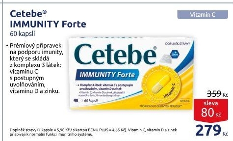 Doplněk stravy Immunity Forte Cetebe
