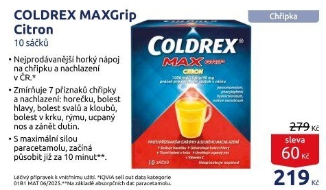Horký nápoj MaxGrip Coldrex