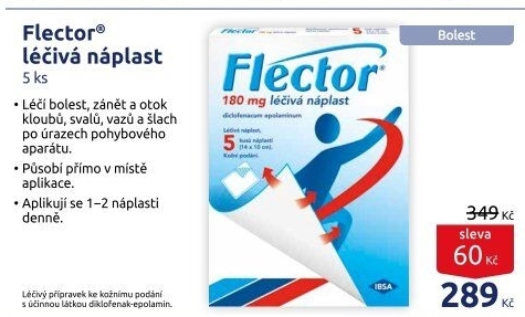 Náplasti léčivé Flector