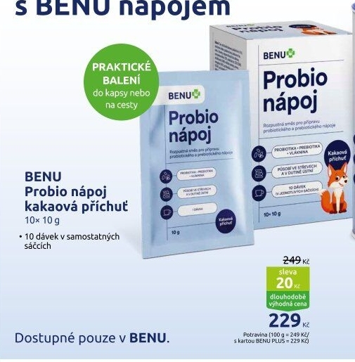 Probio nápoj Benu+
