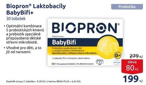Probiotika Laktobacily Biopron Baby Bifi+ Walmark
