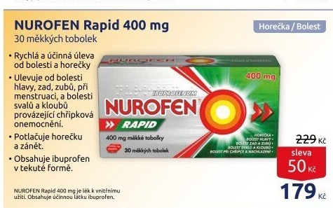 Tablety proti bolesti Nurofen Rapid