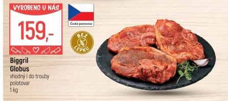 Vepřová plec marinovaná Biggril Globus