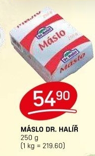 Máslo Dr.Halíř