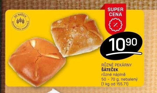Šáteček s náplní