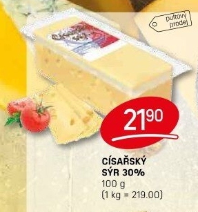 Sýr Císářský 30% Madeta