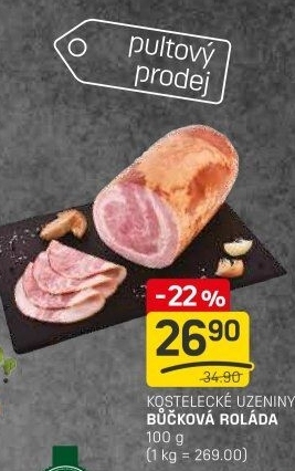 Bůčková roláda Kostelecké uzeniny