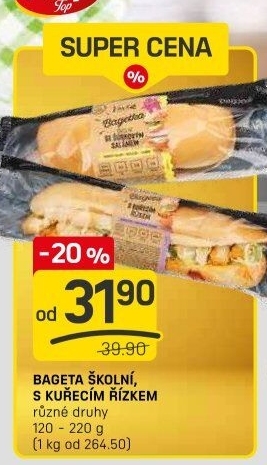 Obložená bageta
