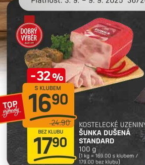 Šunka dušená standard Dobrý Výběr