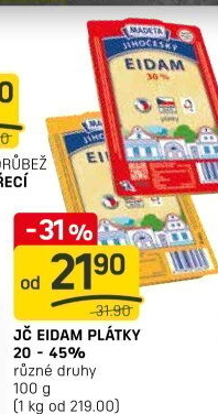 Sýr Eidam Jihočeský Madeta