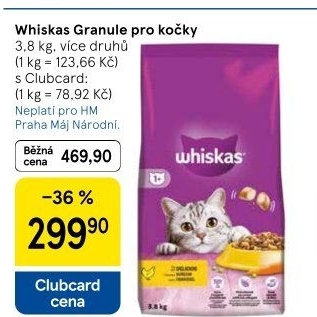 Granule pro kočky Whiskas
