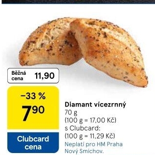 Pečivo vícezrnné