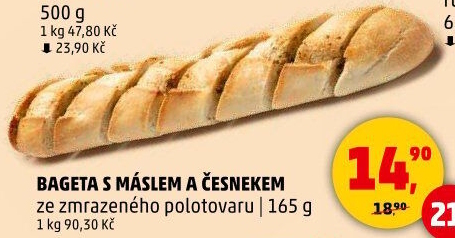 Bageta česneková
