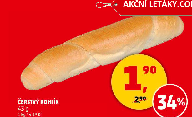 Rohlík - Penny Market akcniletaky.com