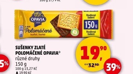 Zlaté polomáčené Opavia