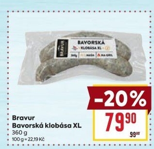 Bavorská klobása Bravur
