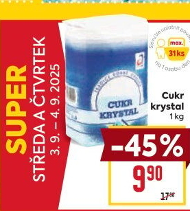 Cukr krystal