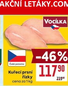 Kuřecí prsní řízky Vocílka