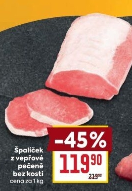 Špalíček z vepřové pečeně bez kosti