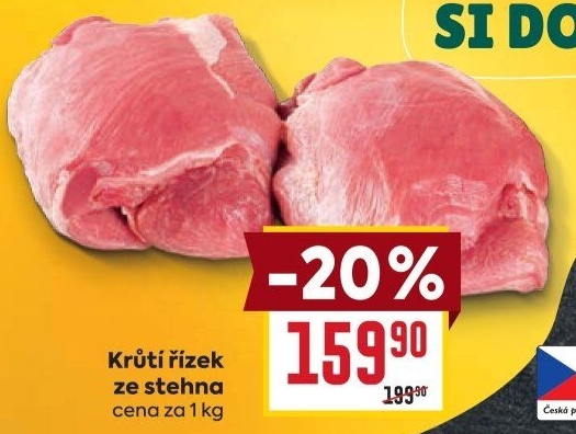 Vepřová plec bez kosti Vocílka