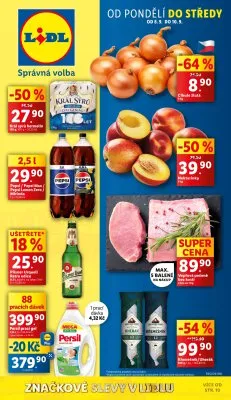 akční leták Lidl 8.9.2025-10.9.2025