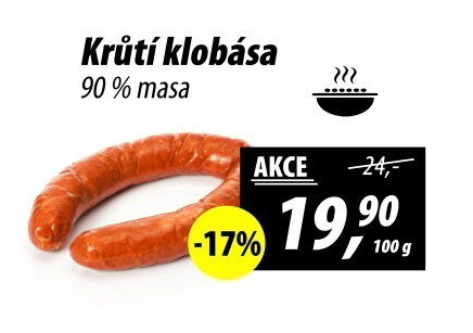 Krůtí klobása