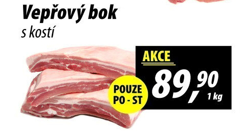 Vepřový bok s kostí