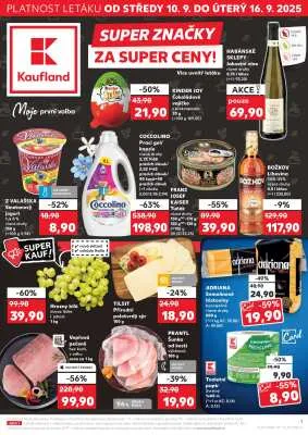 akční leták Kaufland 10.9.2025-16.9.2025