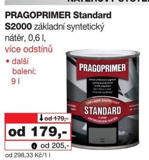 Barva na kov Standard Pragoprimer