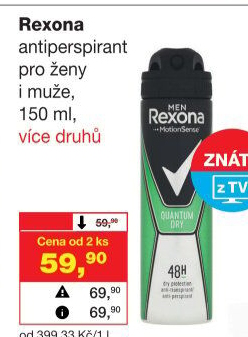 Deodorant sprej Rexona