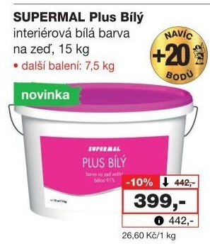Interiérová barva Plus Supermal