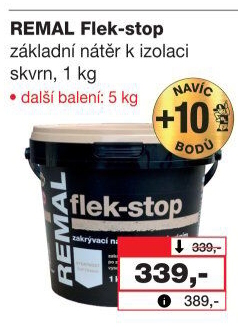 Izolační nátěr Flek - stop Remal