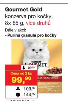 Konzerva pro kočky Gold Gourmet Purina
