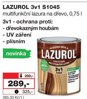 Lazura 3v1 Lazurol