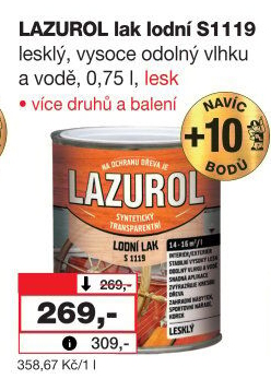 Lodní lak Lazurol