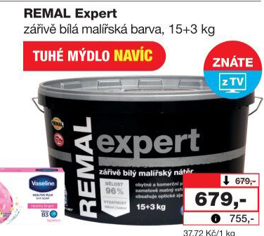Malířský nátěr Expert Remal
