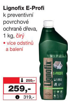 Ochrana dřeva Lignofix E-Profi Stachema