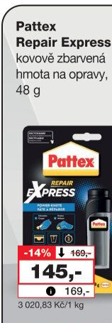 Opravná hmota Repair Express Pattex