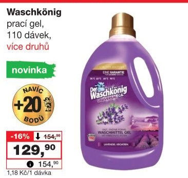 Prací gel Waschkönig