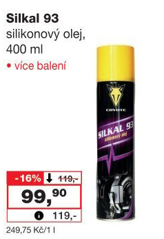 Silikonový olej Silkal Coyote
