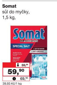 Sůl do myčky Somat