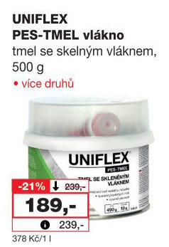 Tmel se skelným vláknem Uniflex