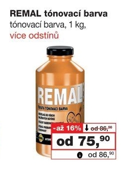 Tónovací barva Remal