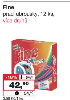 Ubrousky na praní Fine Well Done