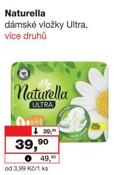 Vložky dámské Ultra Naturella