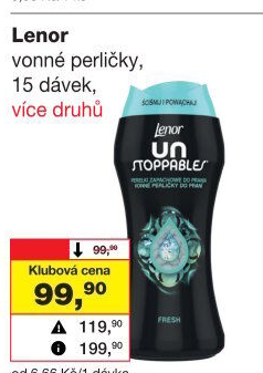 Vonné perličky do pračky Lenor