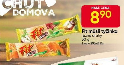 Müsli tyčinka Fit